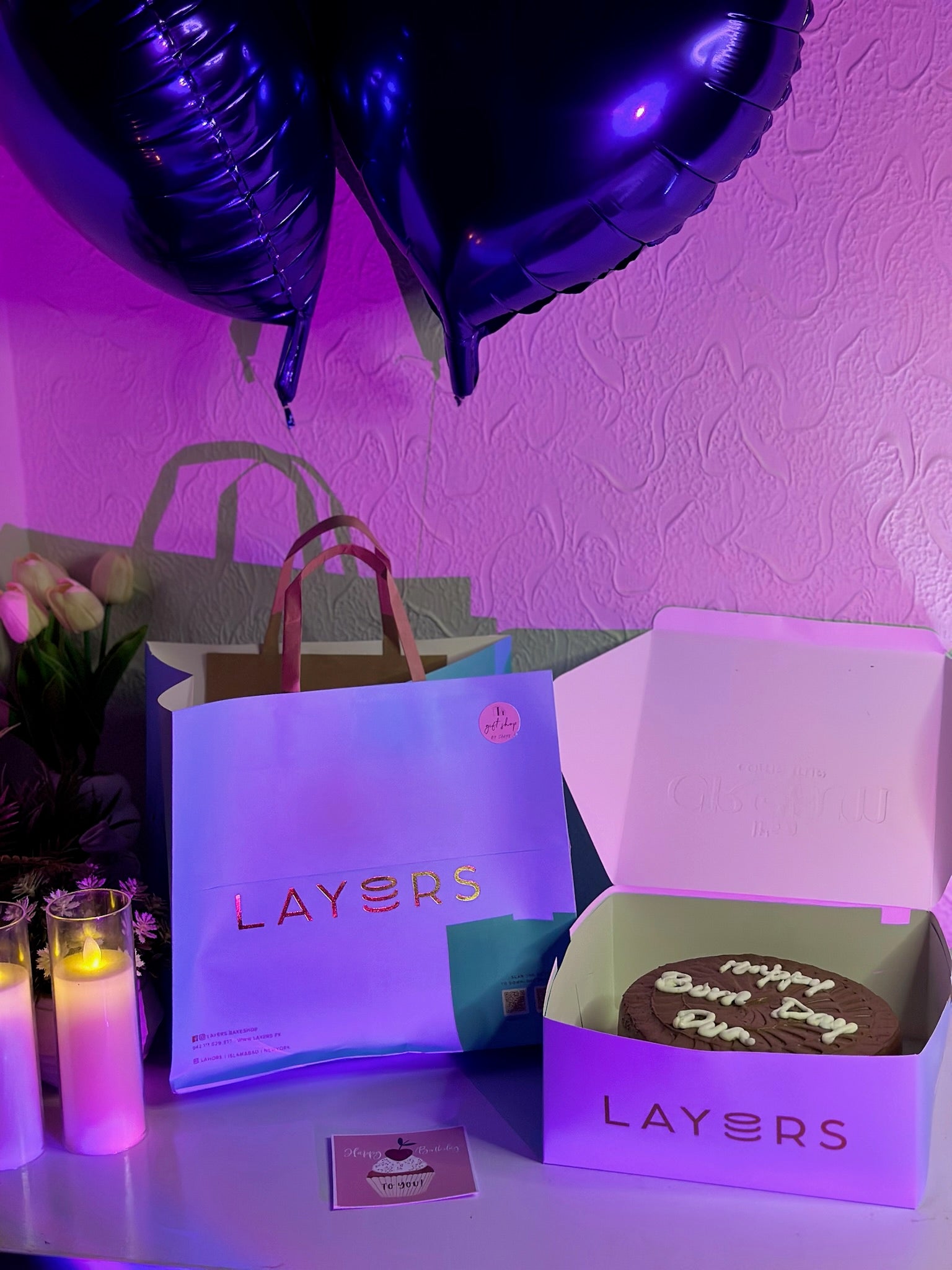 Cake & Balloons