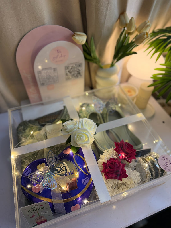 Green Acrylic Box For Her