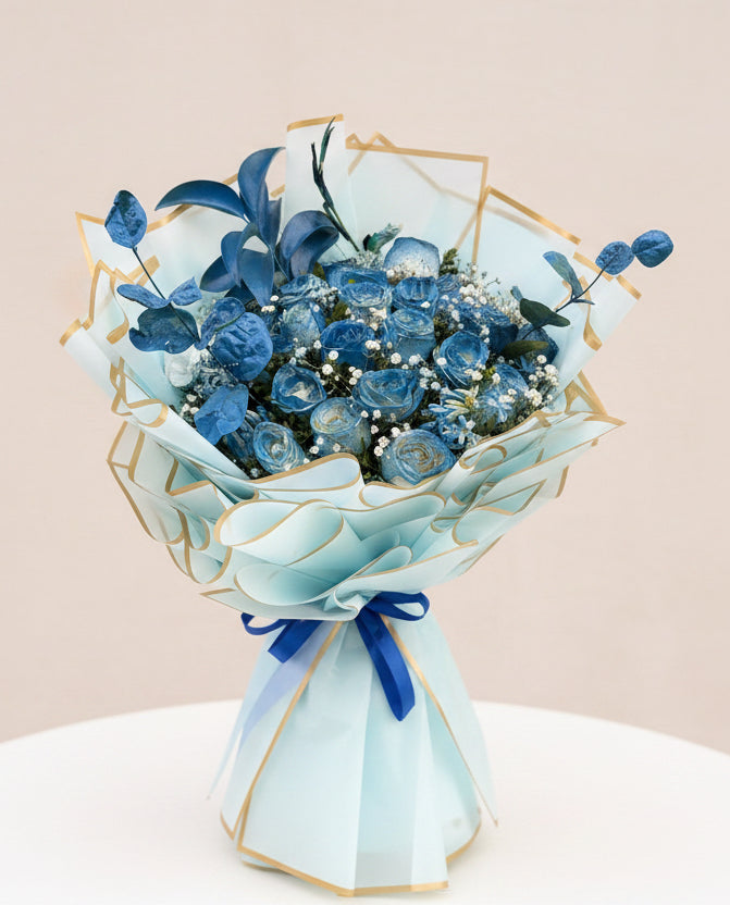 Premium Blue Bouquet