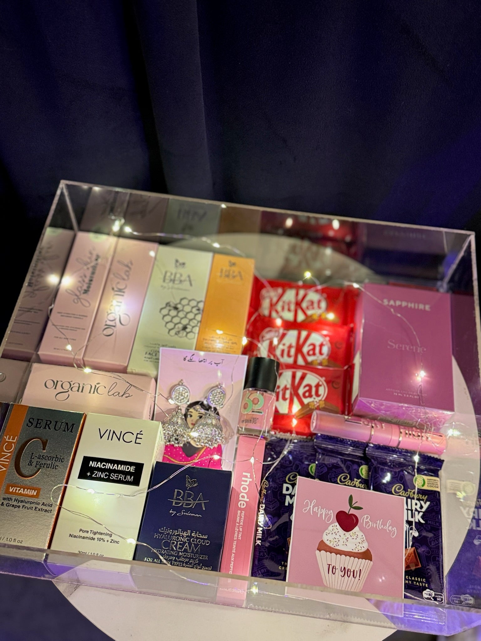 Acrylic Makeup and Skincare Box