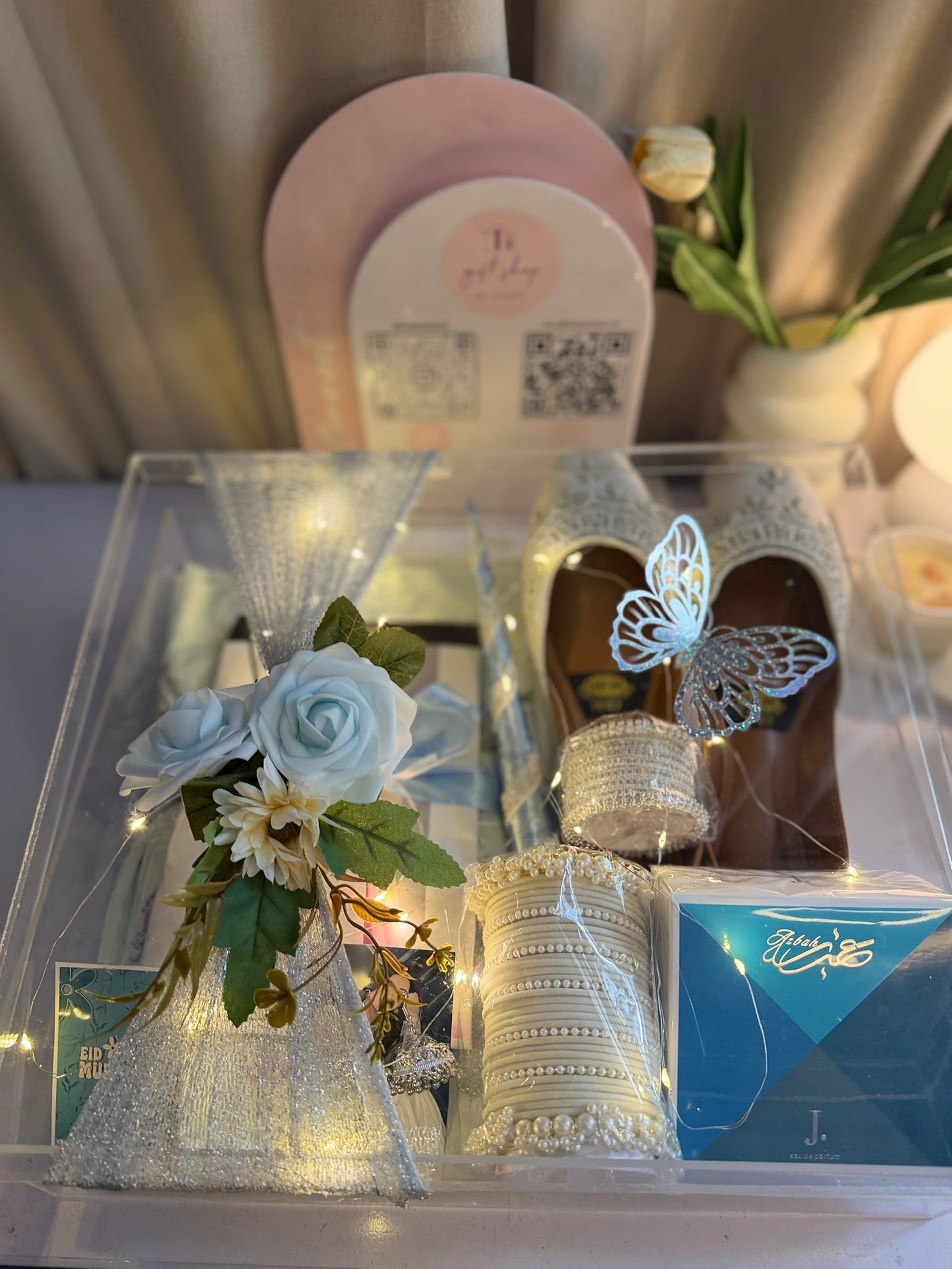 Ice Blue Acrylic Box For Her