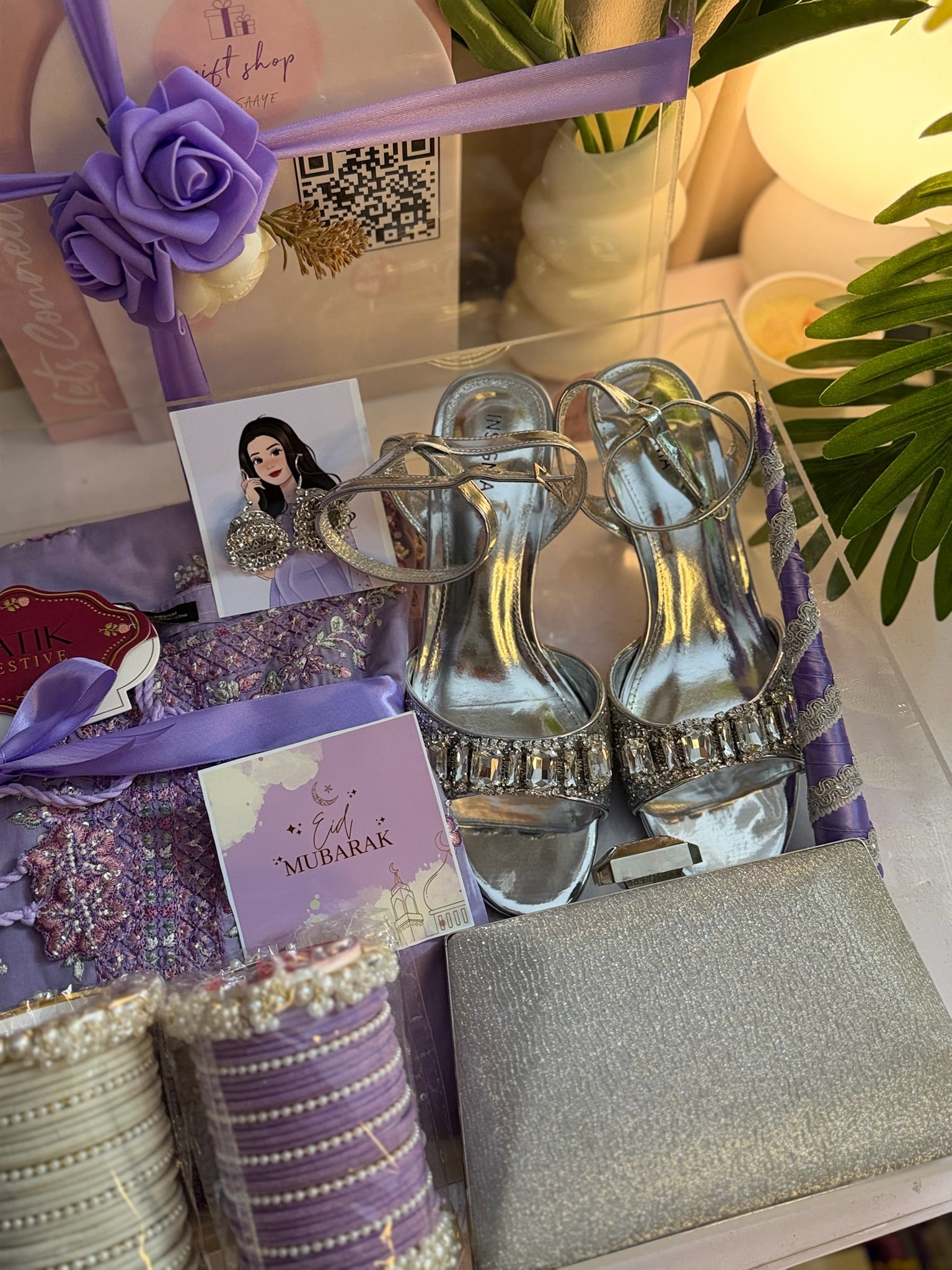 Lilac Acrylic Box For Her