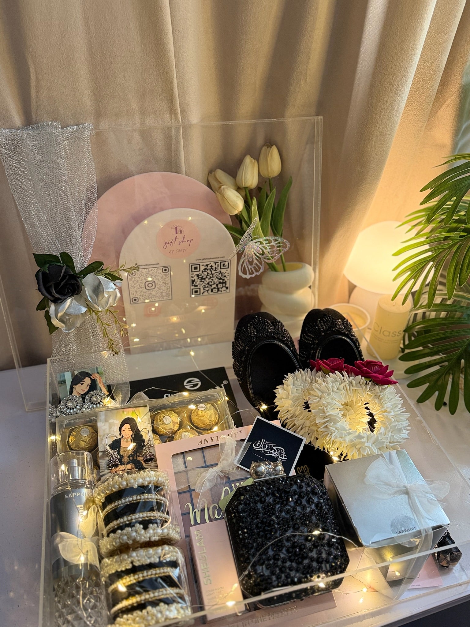 Premium Black Essential Box For Her