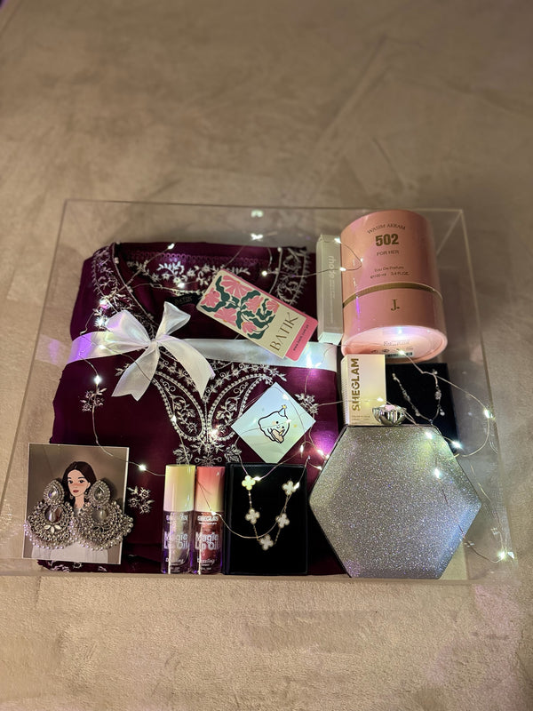 Acrylic Hamper For Her