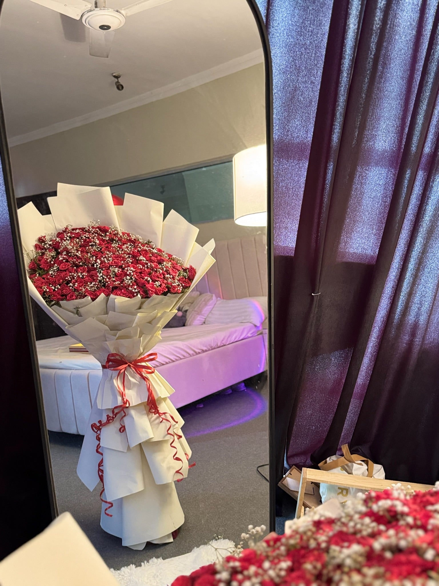 4 Feet Red Roses Bouquet