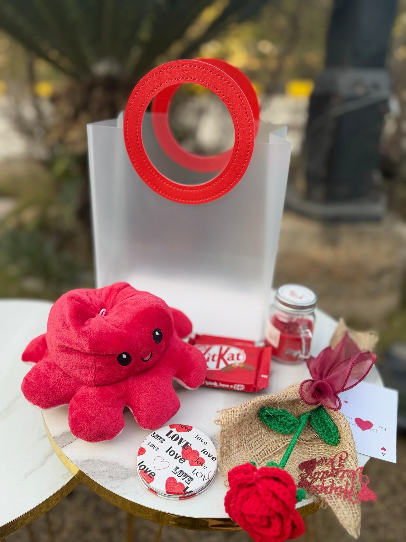 Red Gift Bag for Her