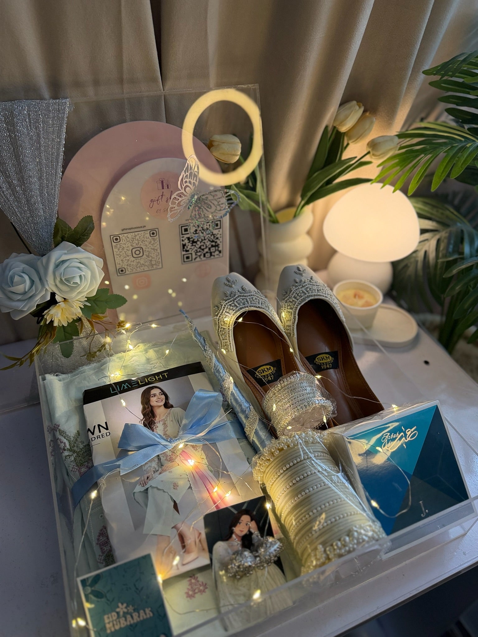 Ice Blue Acrylic Box For Her