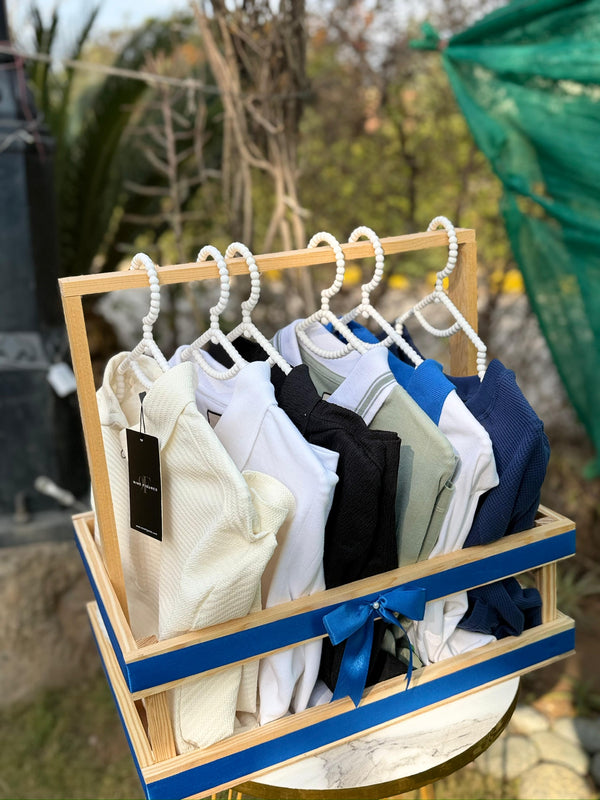 Shirts Wooden Basket For Him
