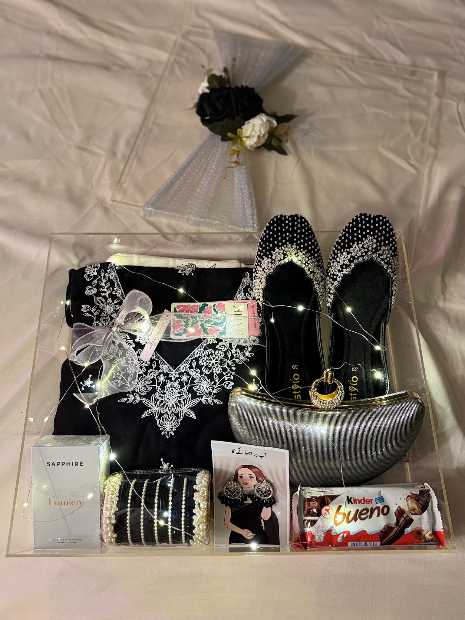 Premium Black Acrylic Box For Her