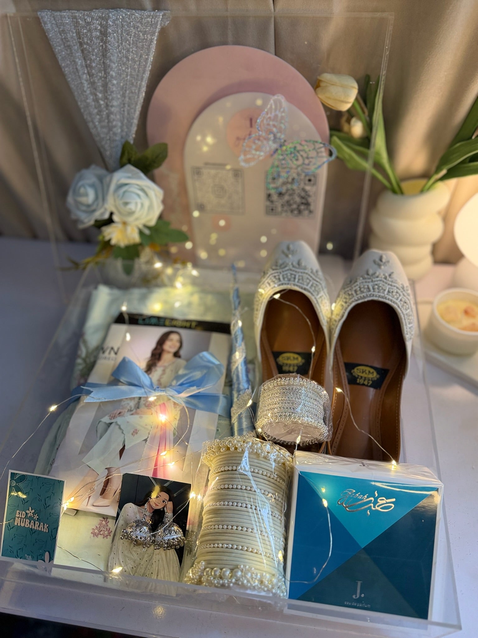 Ice Blue Acrylic Box For Her