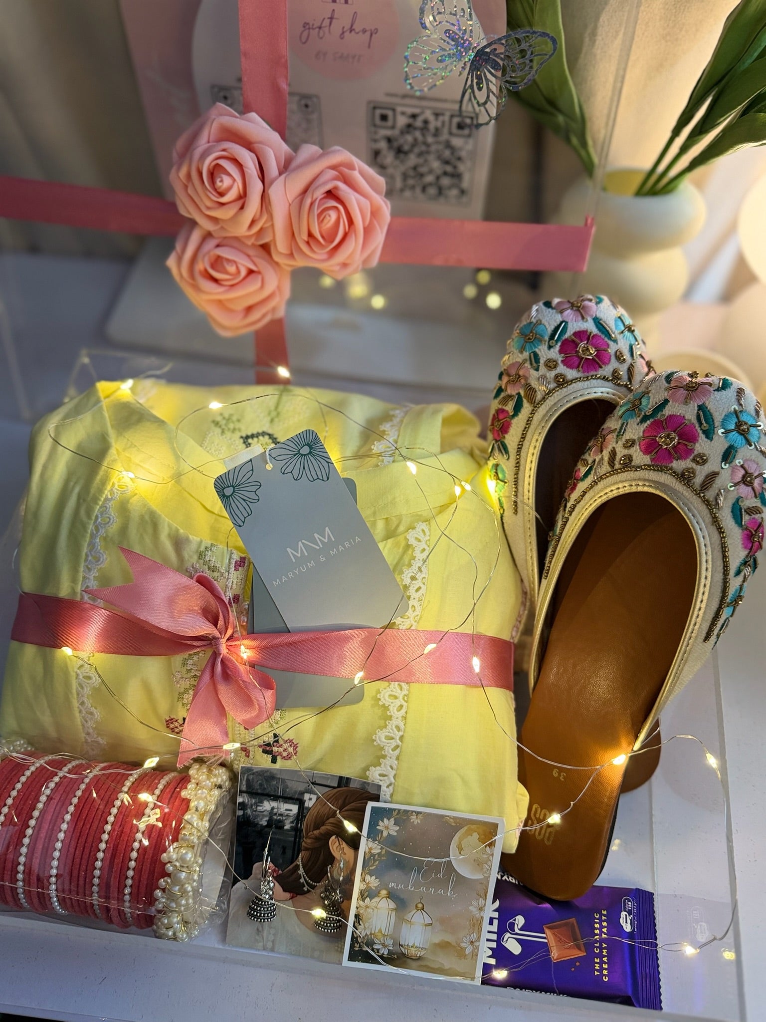 Butter Yellow Acrylic Hamper
