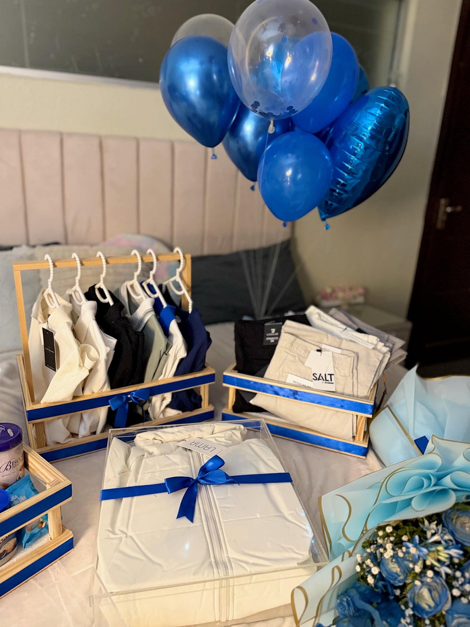 Premium Blue Hamper For Him
