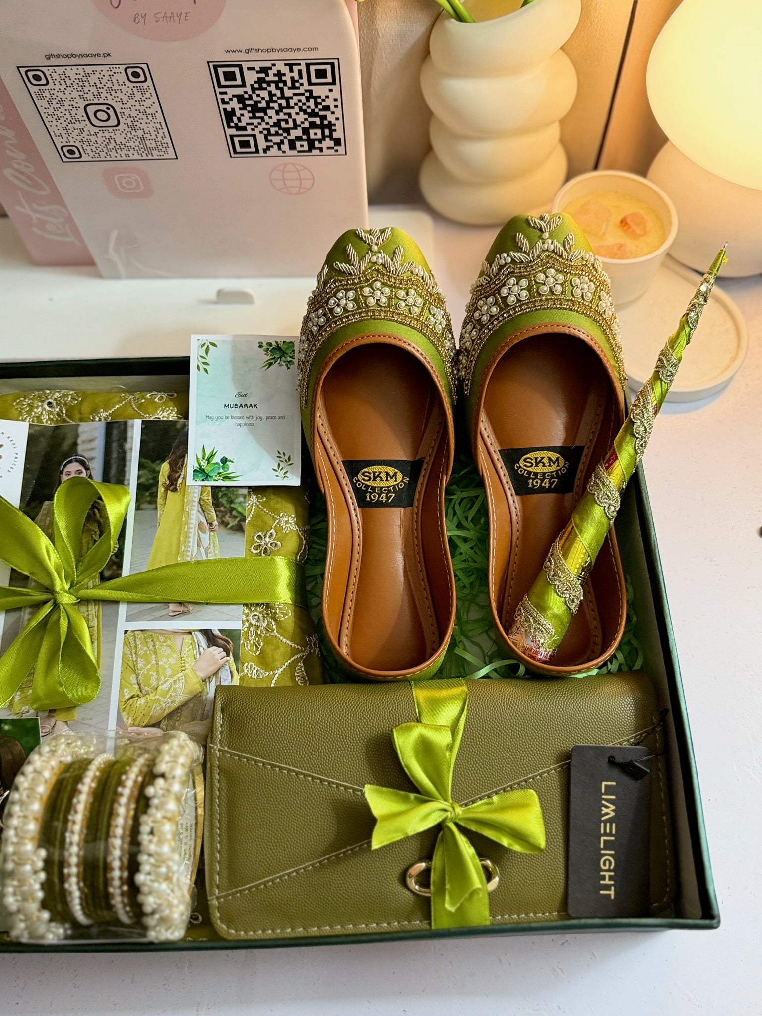 Olive Green Giftbox For Her