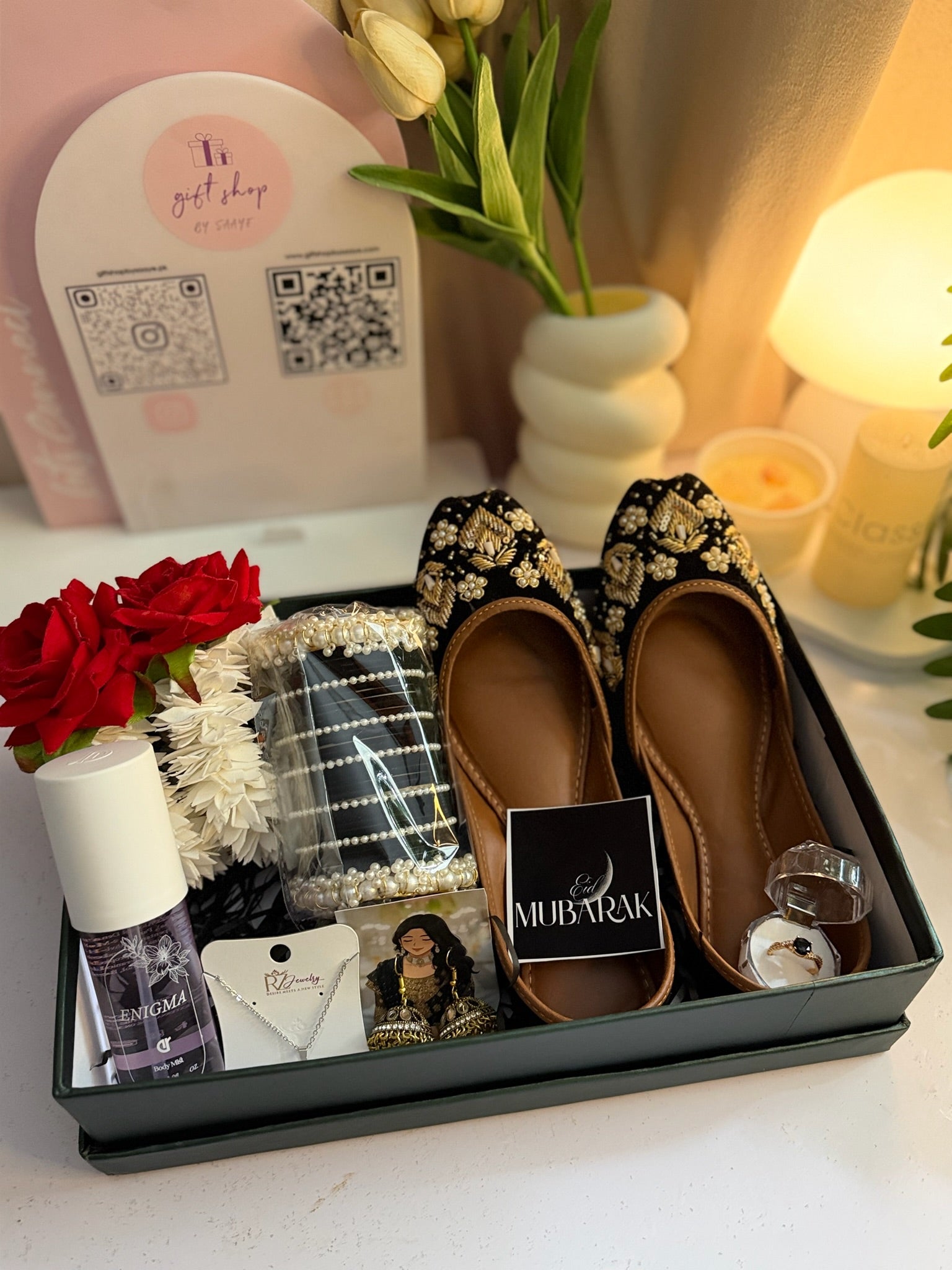 Dark Purple Khussa Box