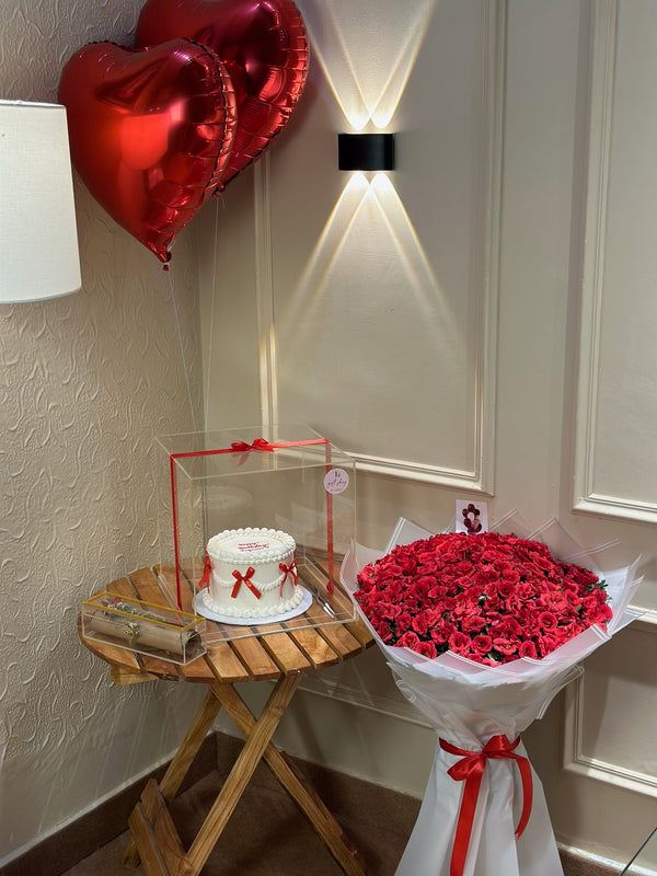 Anniversary/Birthday Love Wrapped in Red