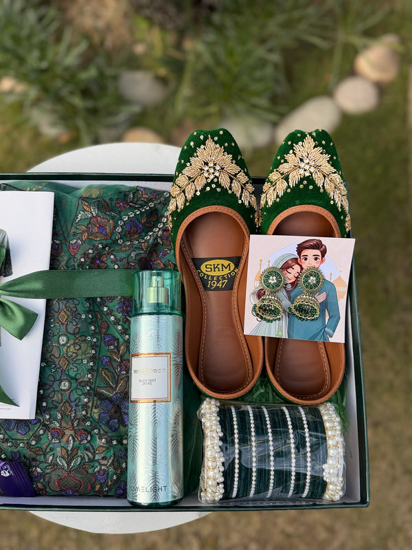 Green Theme Giftbox For Her