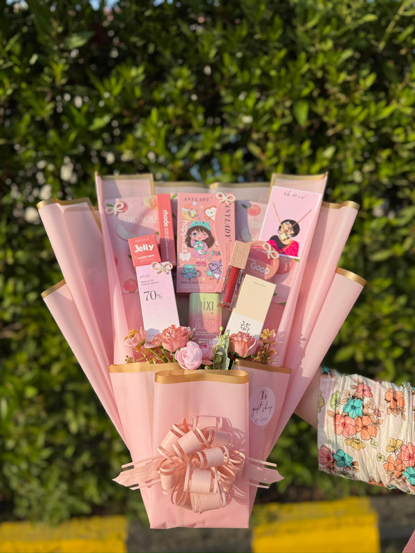 Pink Makeup Bouquet