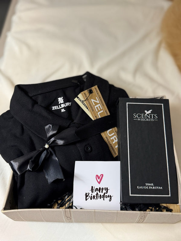 Minimal Black Giftbox For Him