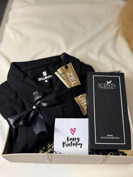 Minimal Black Giftbox For Him
