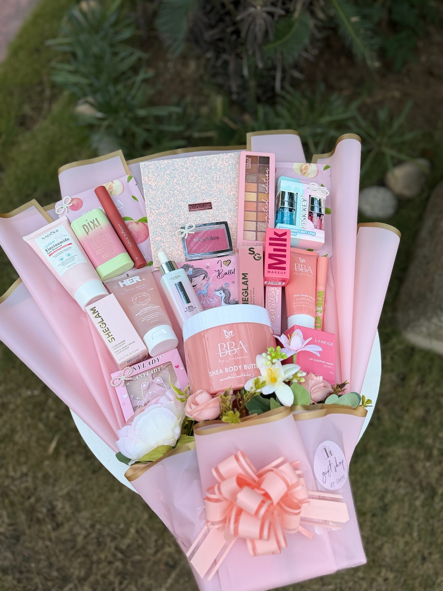 Pink Makeup Bouquet