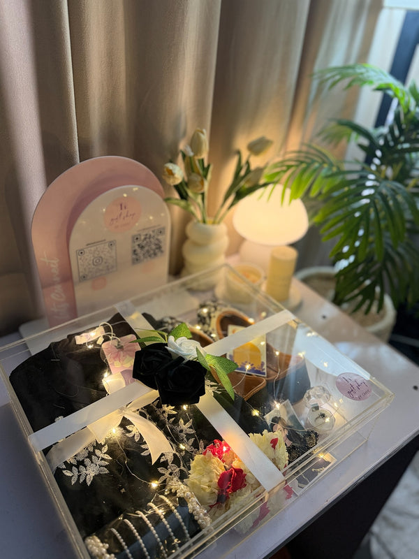 Black Acrylic Box For Her