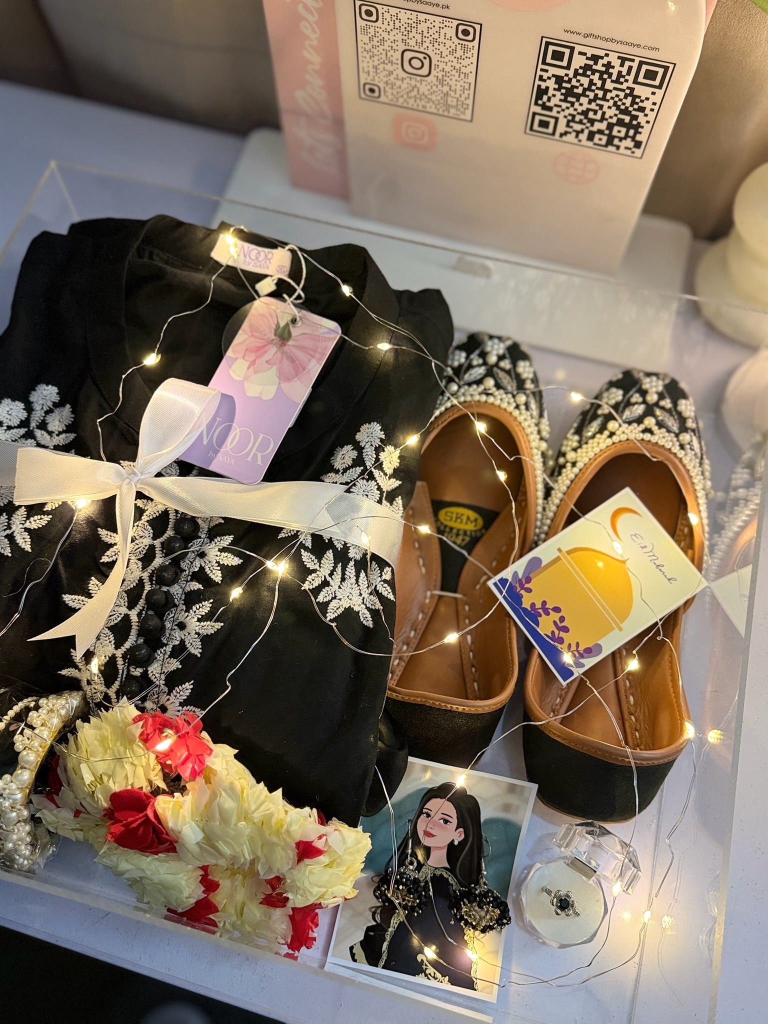 Black Acrylic Box For Her