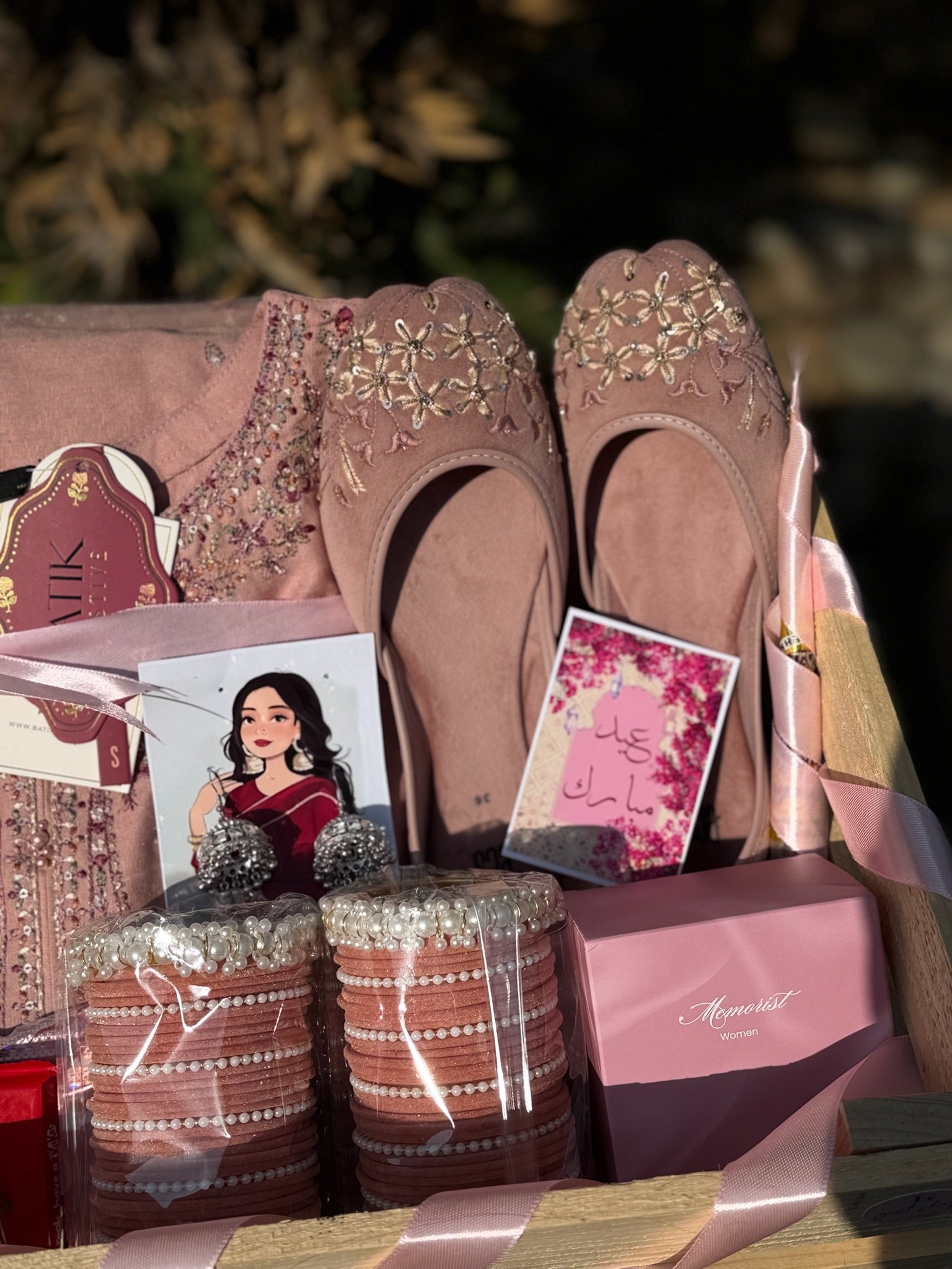 Pink Wooden Crate For Her