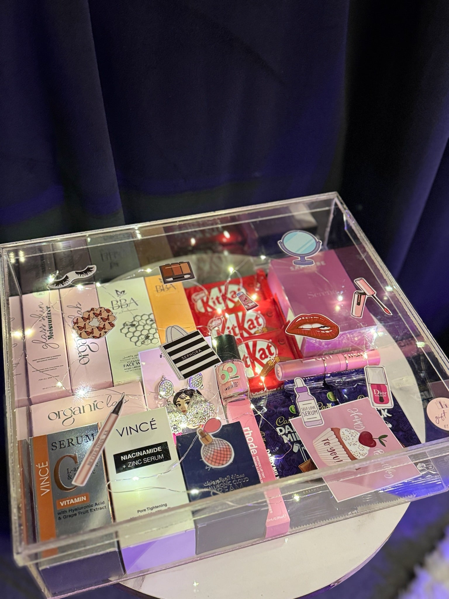 Acrylic Makeup and Skincare Box