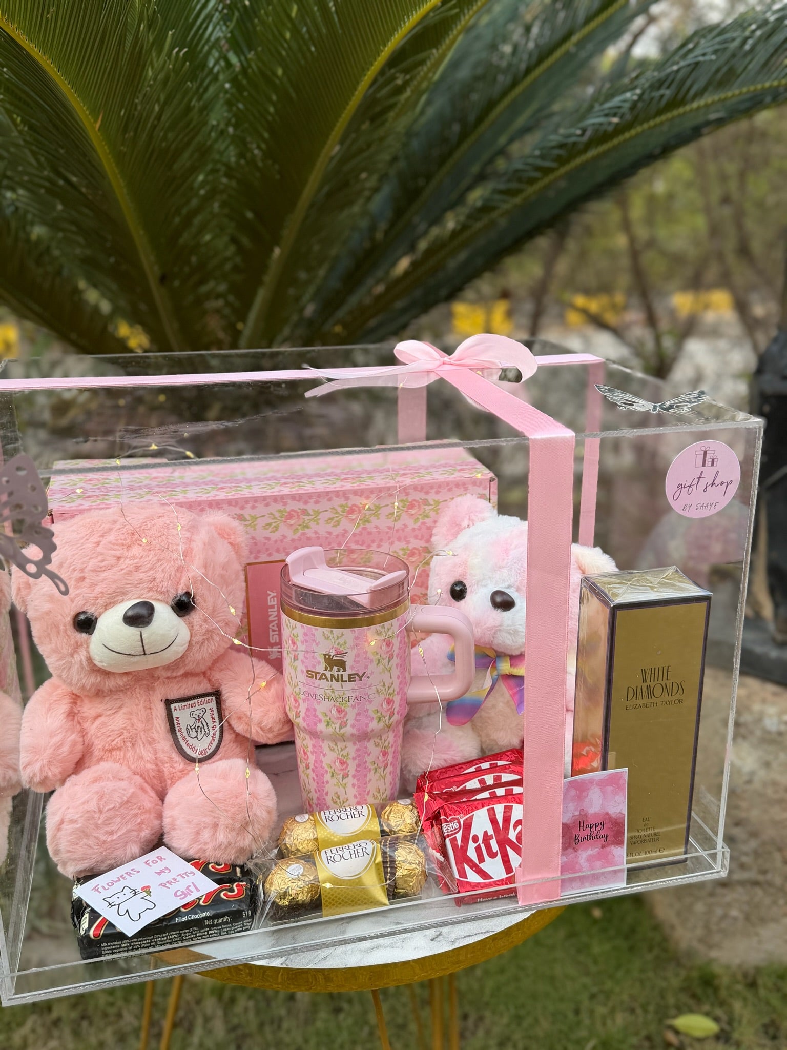 Premium Pink Acrylic Box For Her