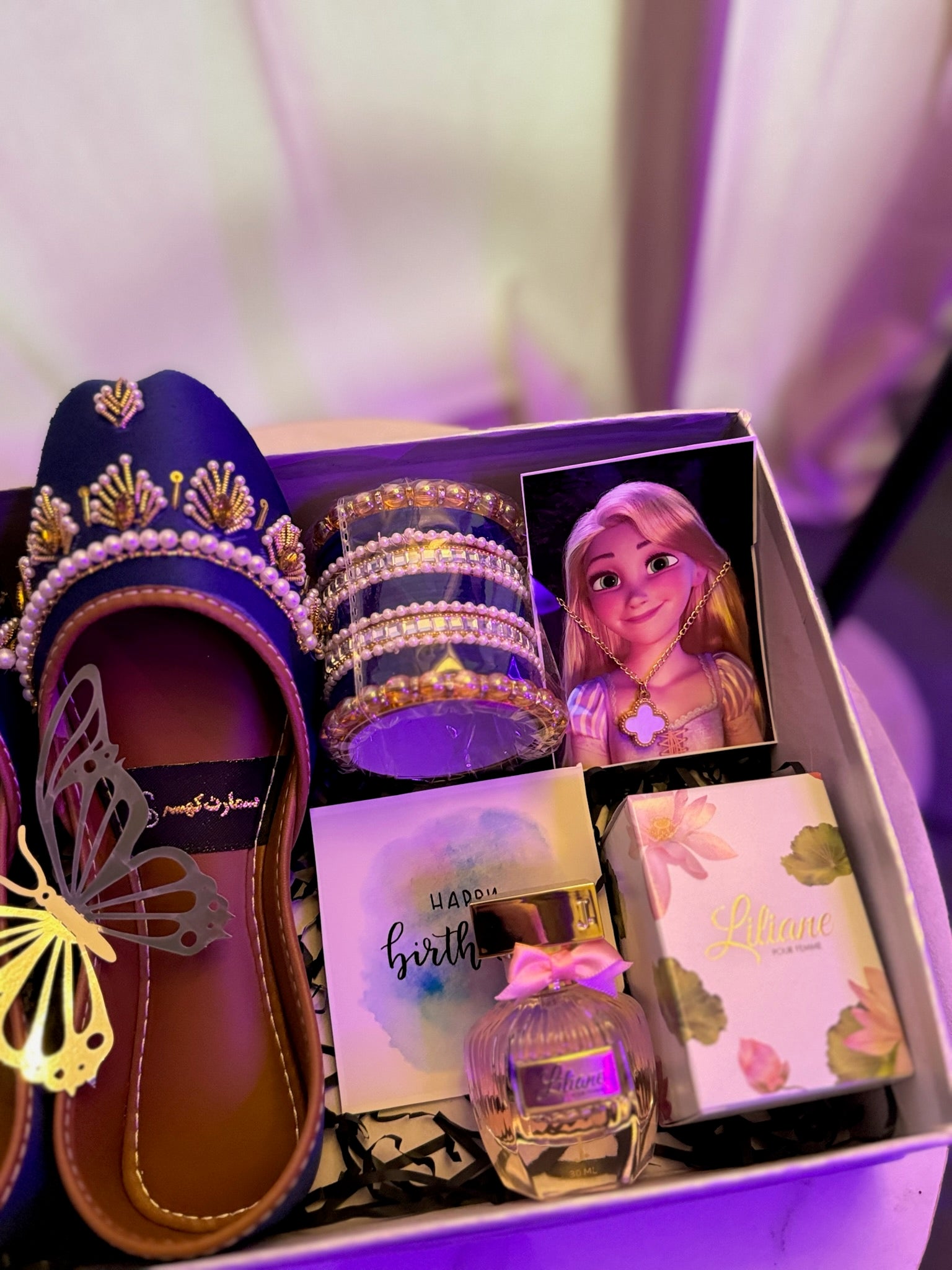 Blue Khussa Box For Her