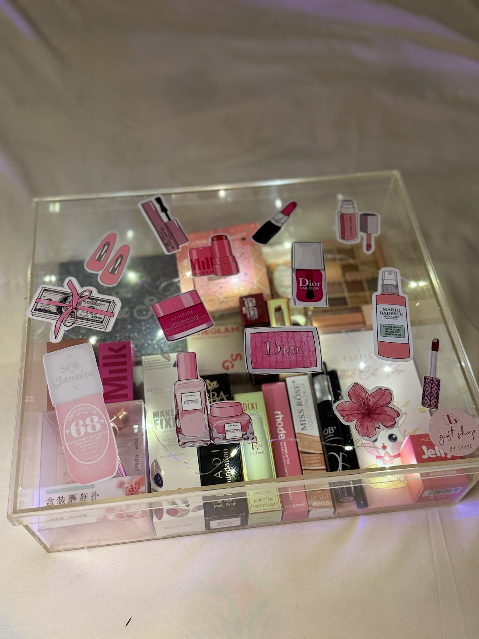 Acrylic Makeup Gift Box