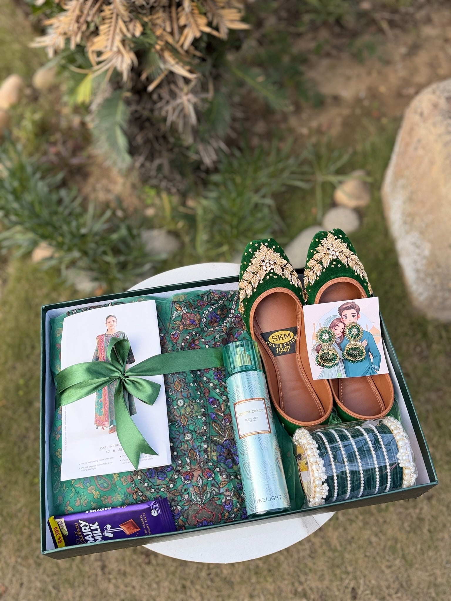 Green Theme Giftbox For Her