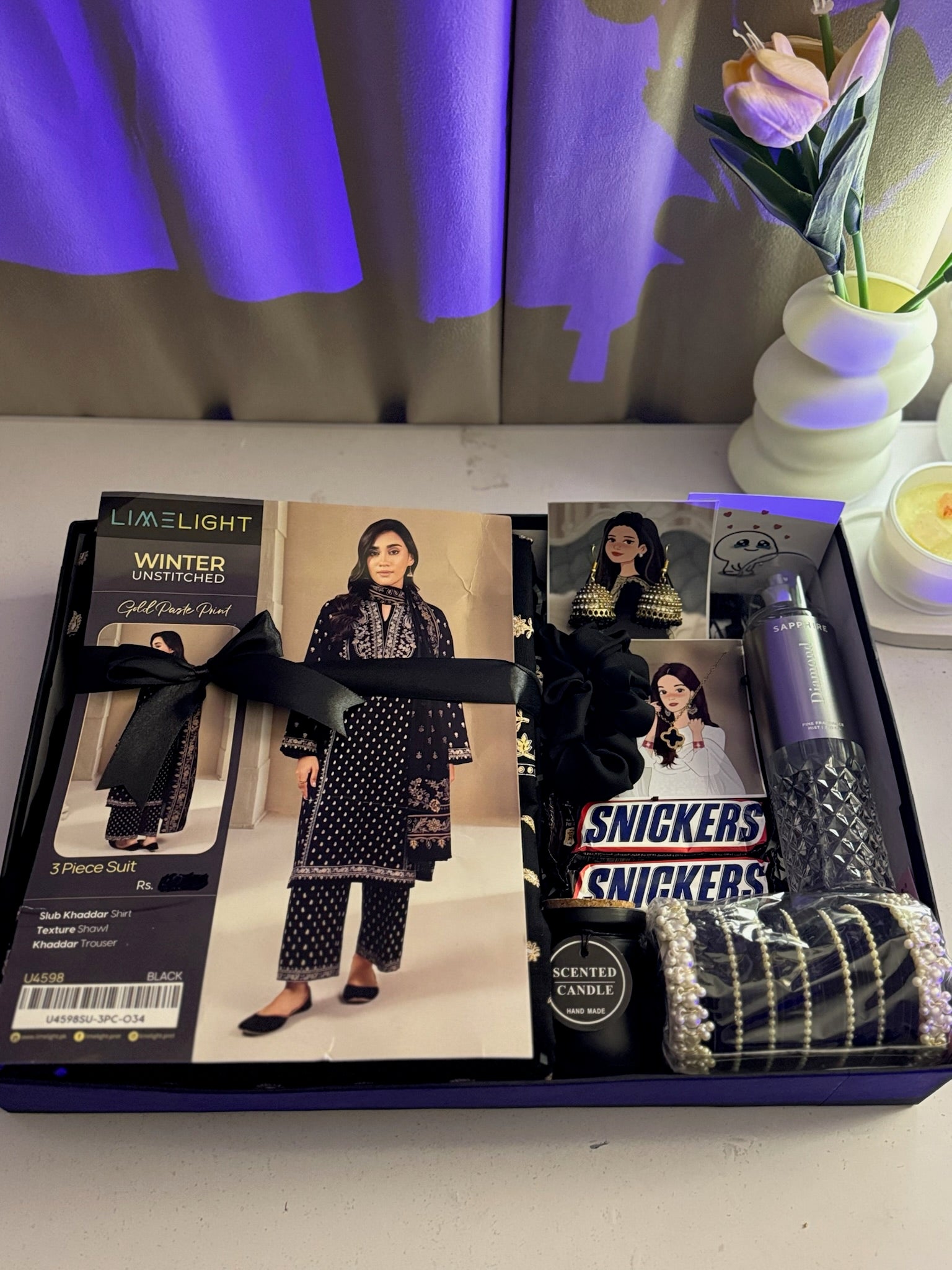 Black Theme Giftbox For Her