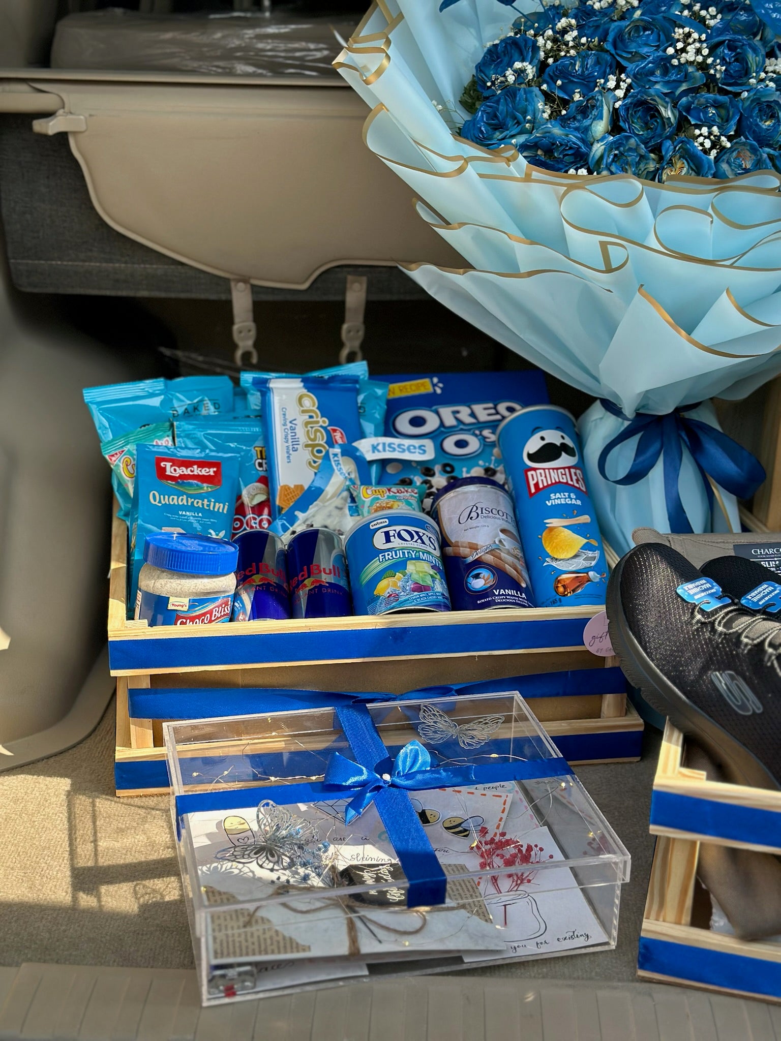 Premium Blue Hamper For Him