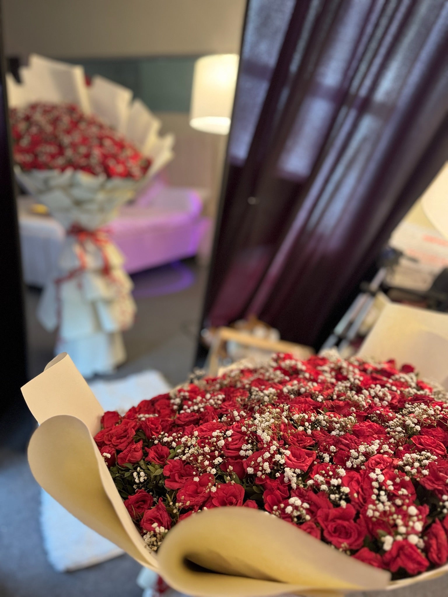 4 Feet Red Roses Bouquet