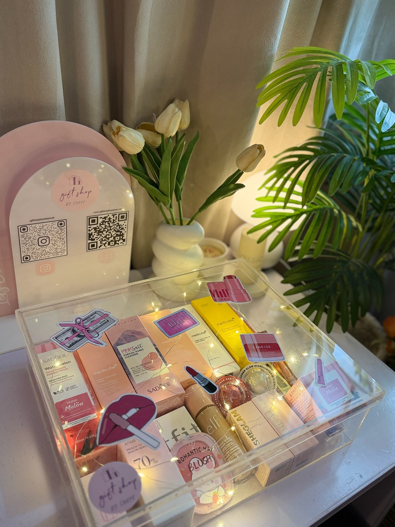 Acrylic Makeup Box