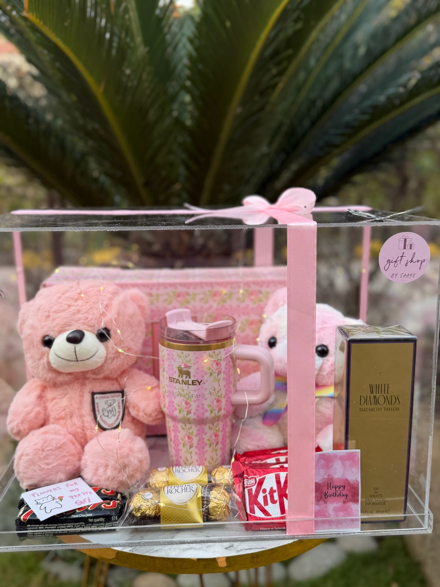 Premium Pink Acrylic Box For Her