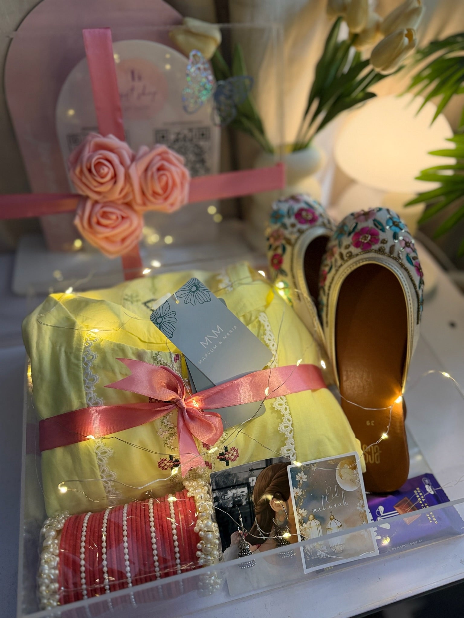 Butter Yellow Acrylic Hamper