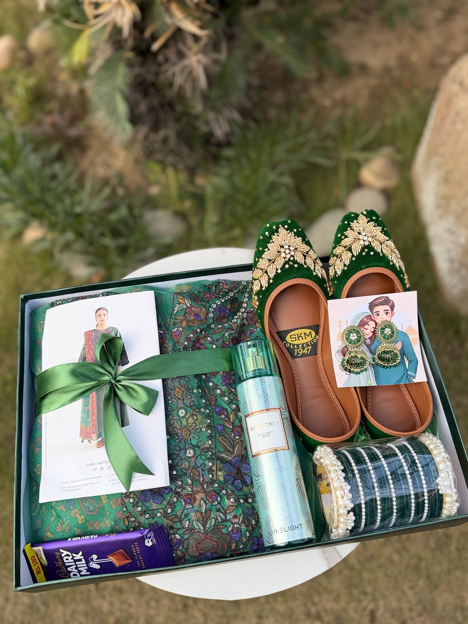 Green Theme Giftbox For Her