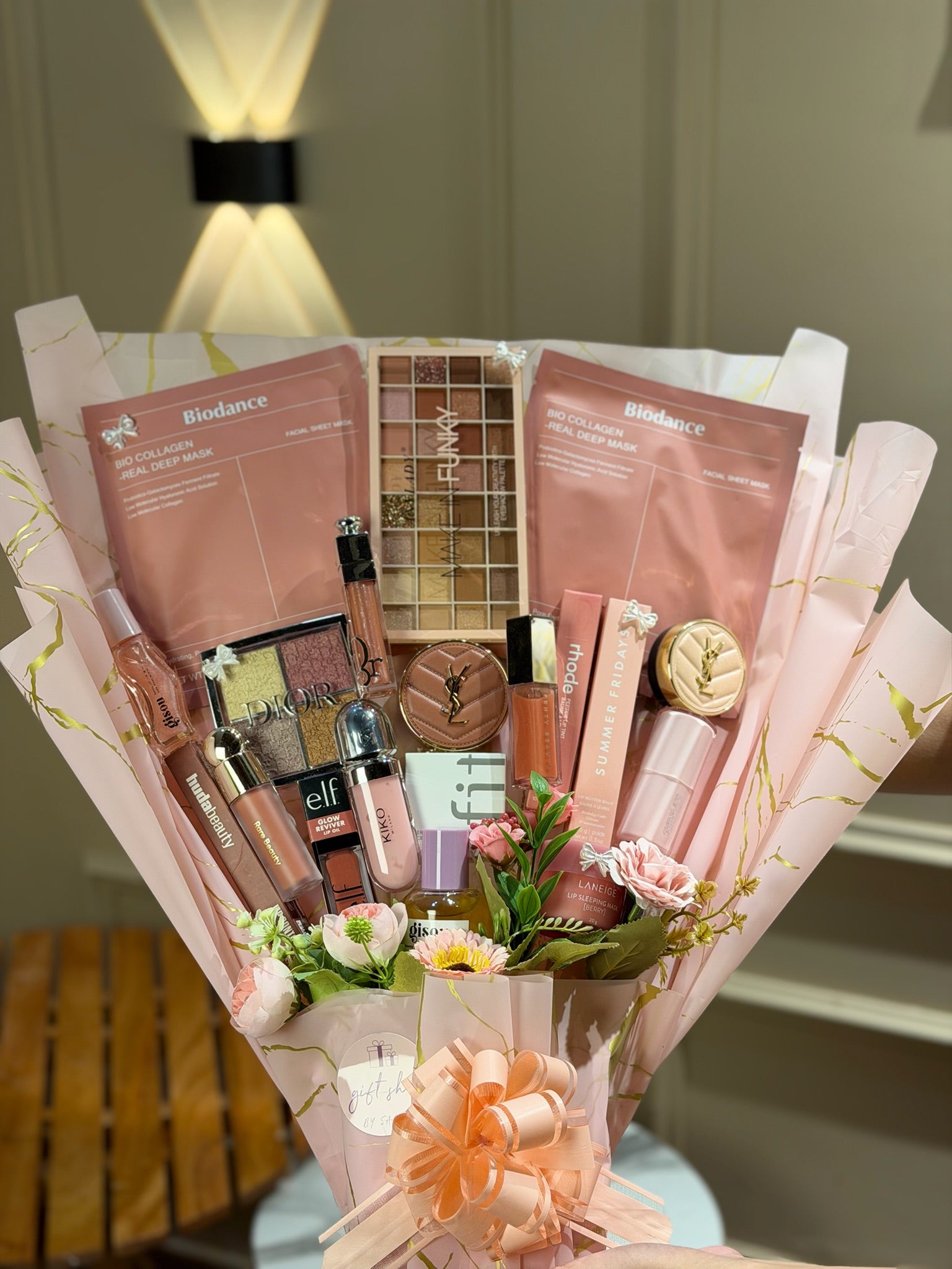 Pink Perfection Premium Makeup Bouquet