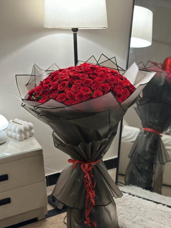 4 Feet Red Rose Bouquet