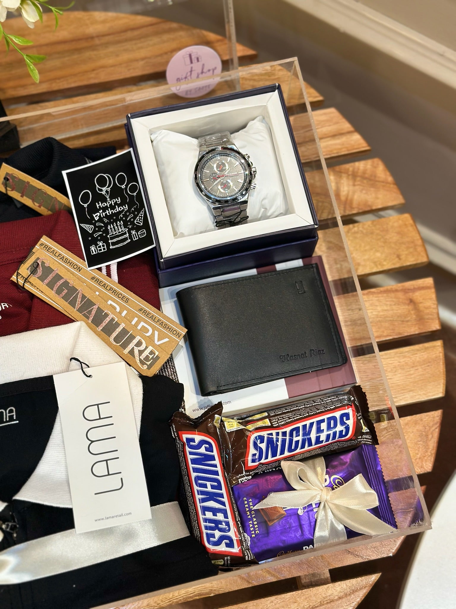 Acrylic box for him