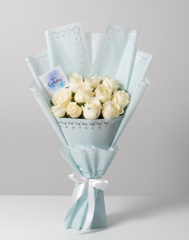 White Roses Bouquet