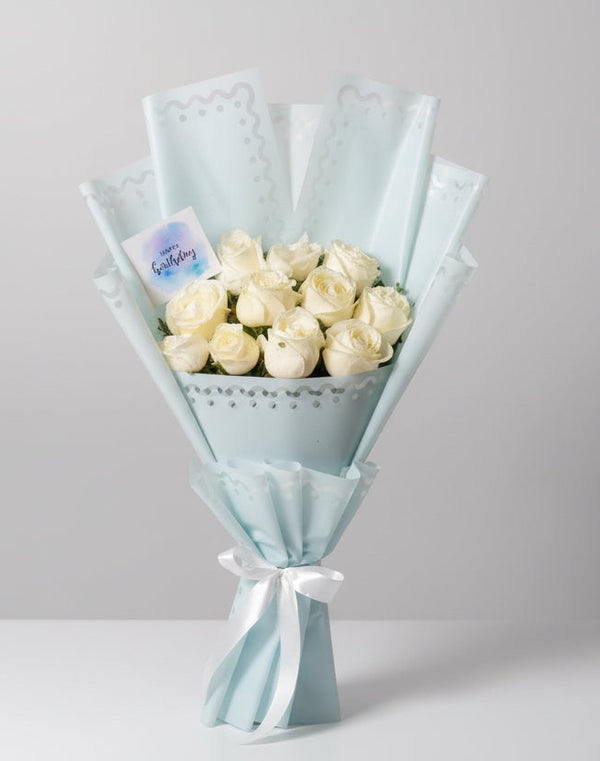 White Roses Bouquet