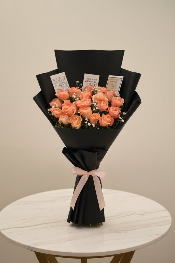 Pink Roses Bouquet