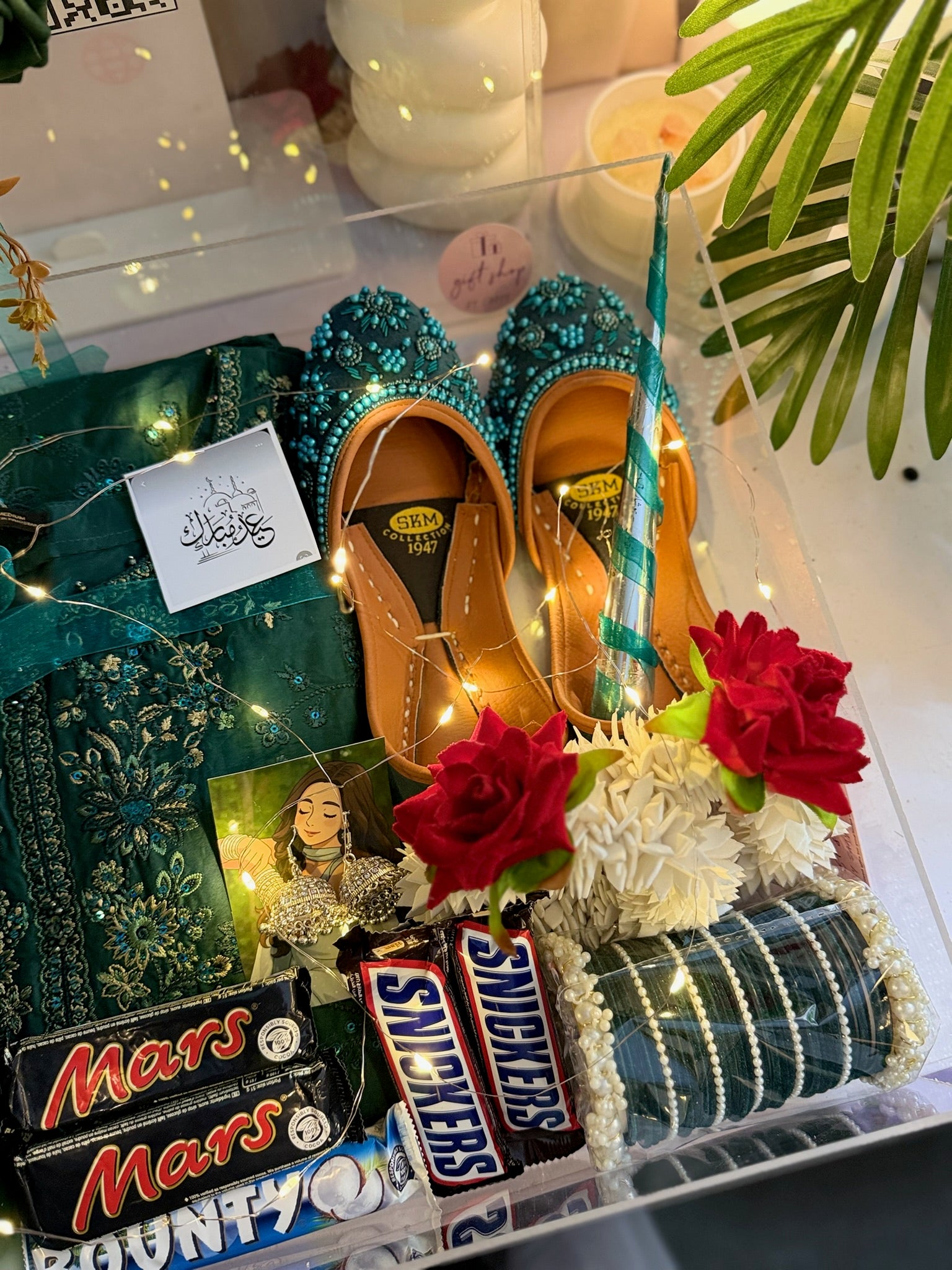 Green Premium Acrylic Hamper