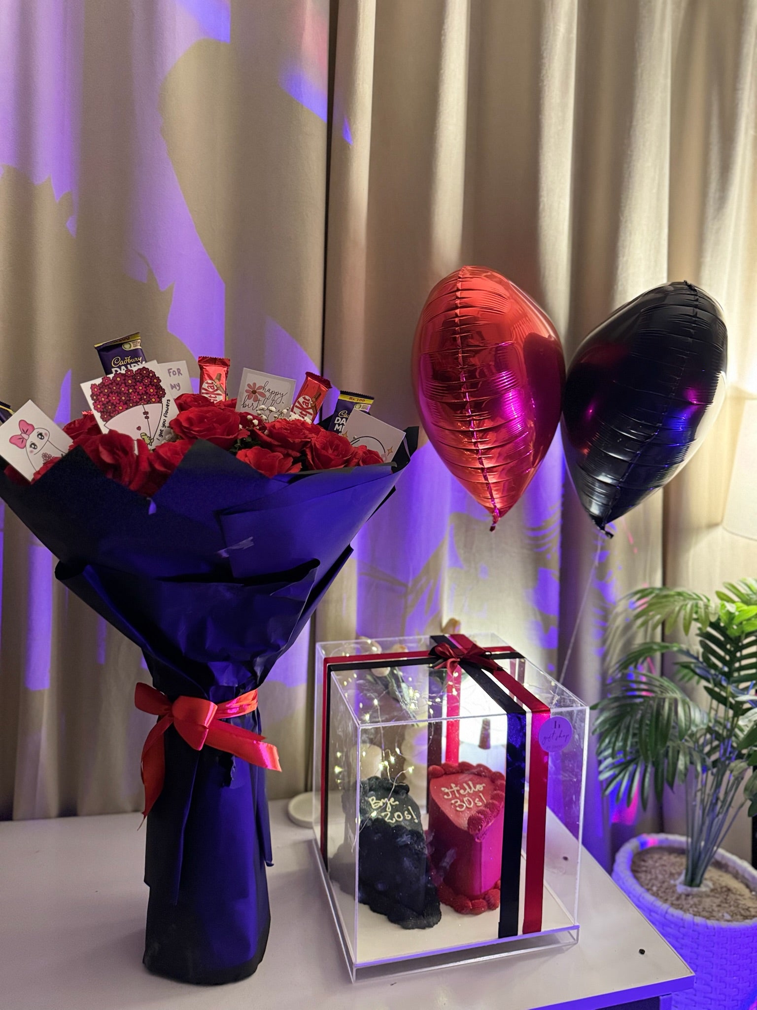 Cake and Flowers