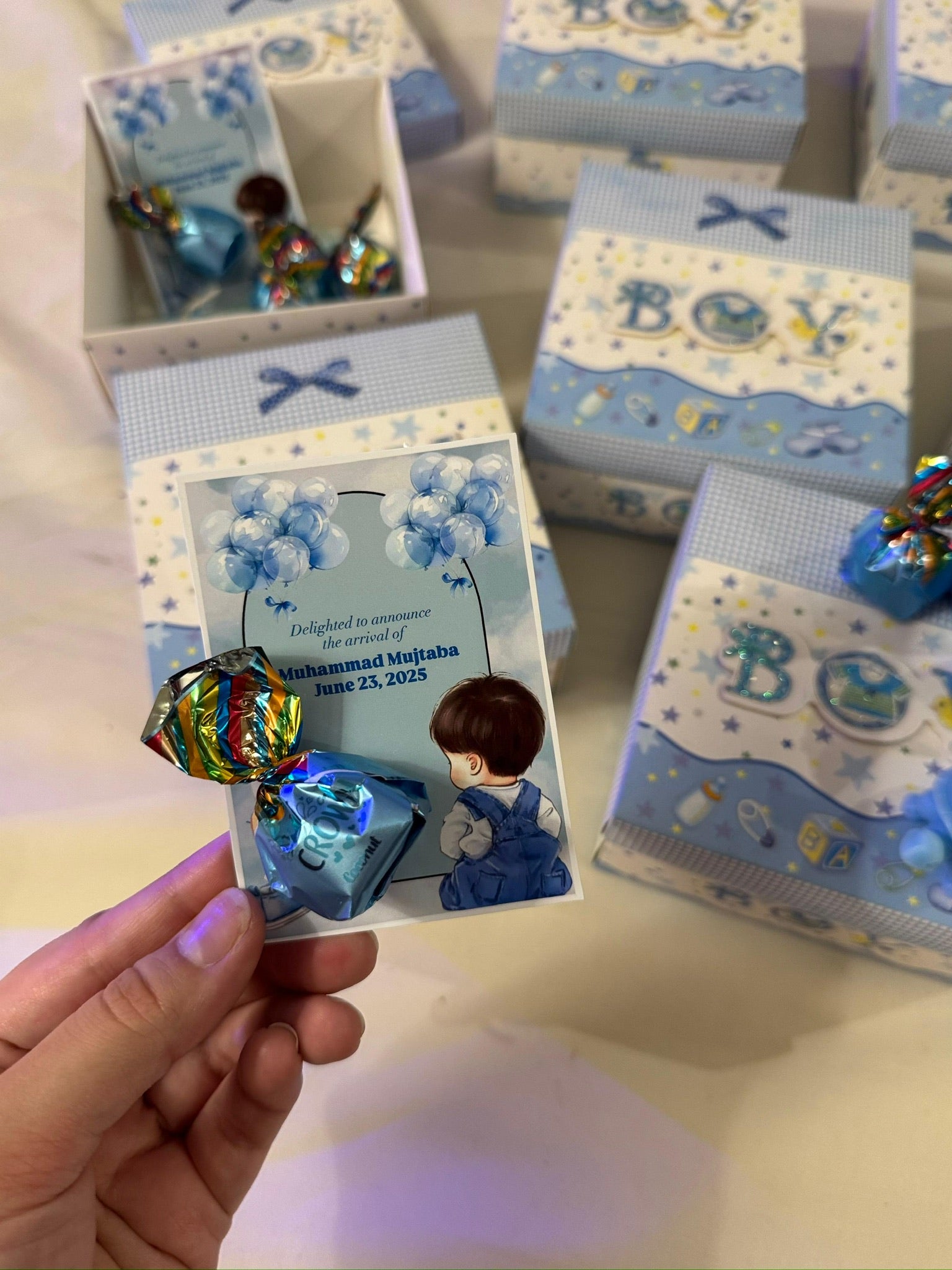 Baby Announcement Boxes