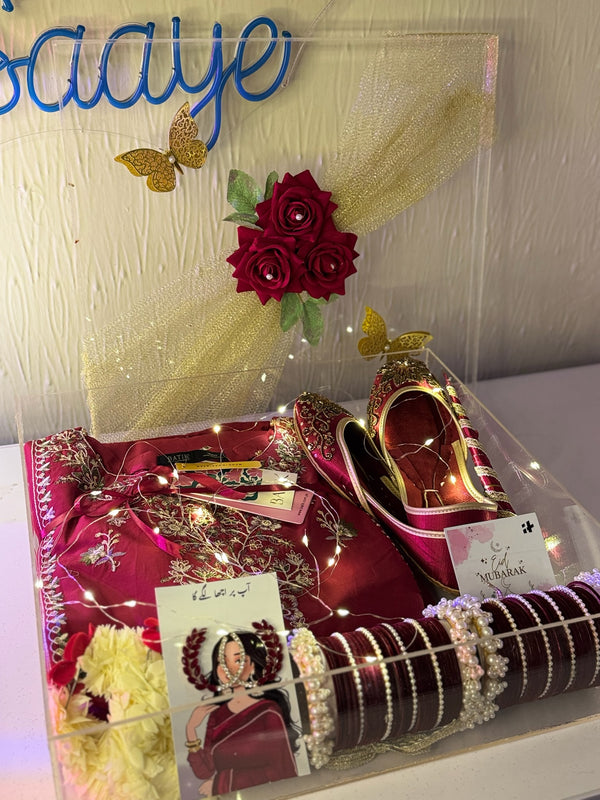 Red Theme Acrylic Box
