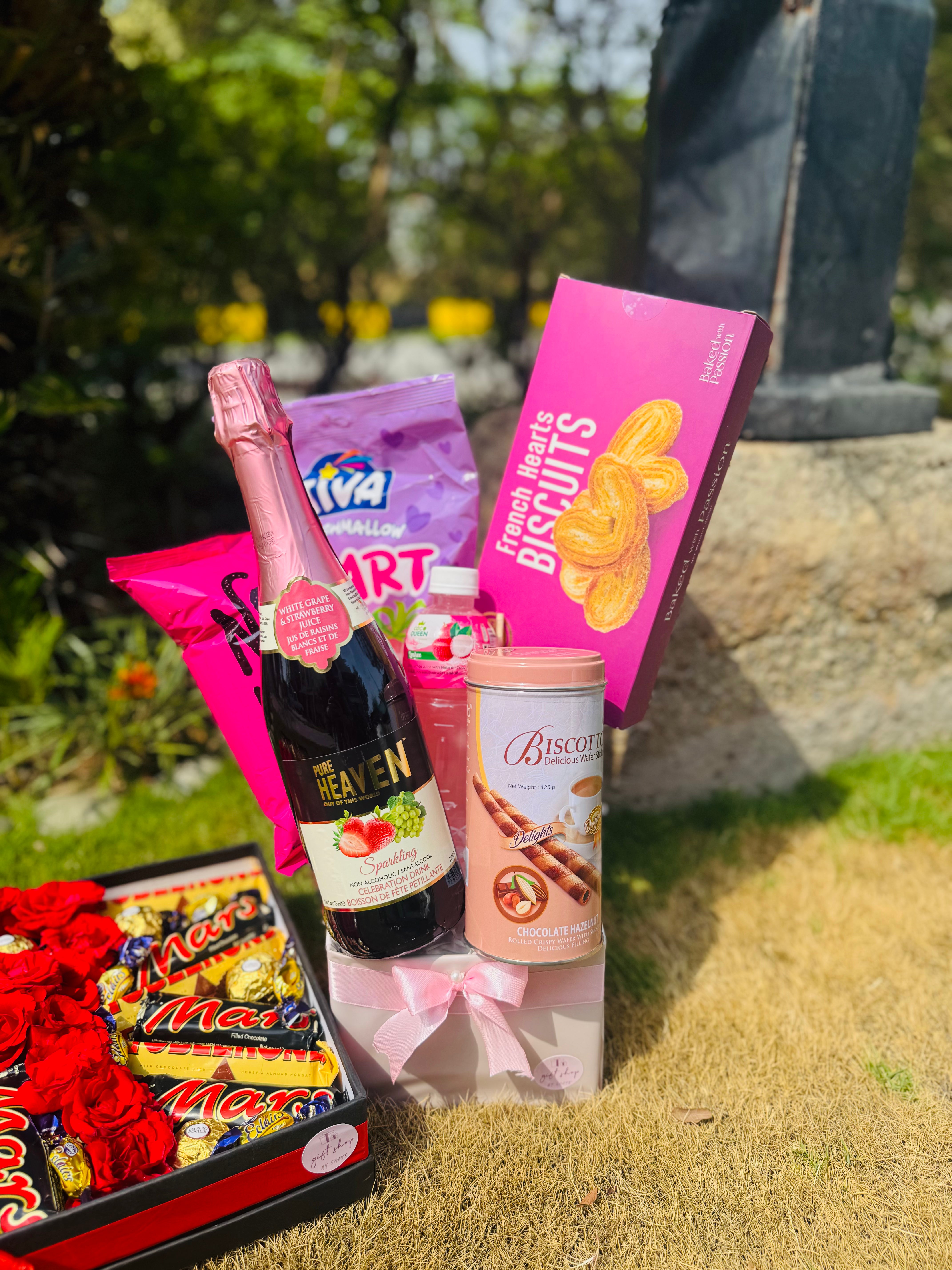 Imported Snack Box – Heaven Party Drink, Biscuits, Nachos & More